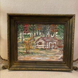 VTG Original Rustic Oil Painting